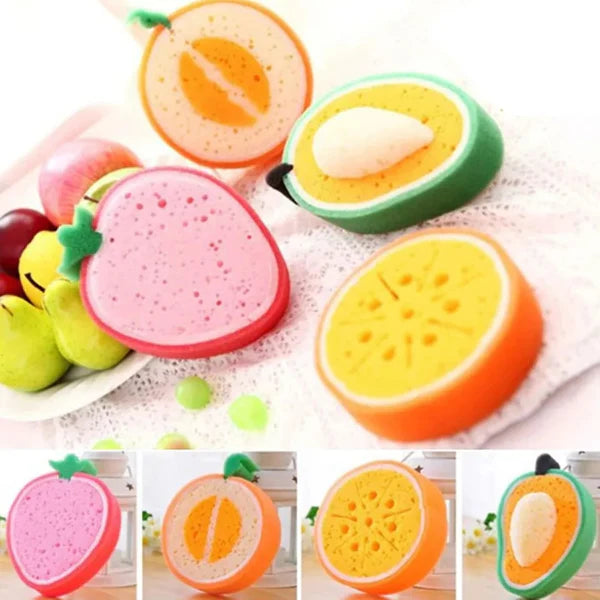 Multipurpose Fruit Shape Soft and Gentle Cleaning Sponge