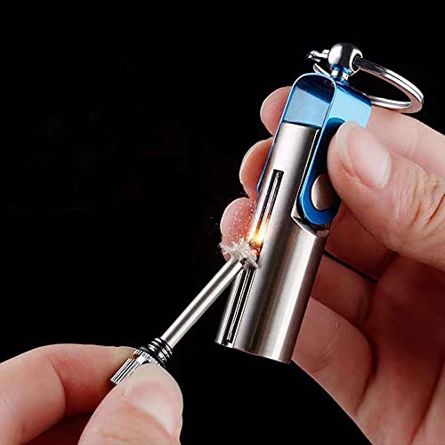 Waterproof Flint Fire Keychain Lighter