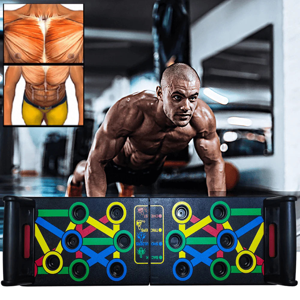 9 IN 1 Foldable PUSH UP  BOARD System Machine