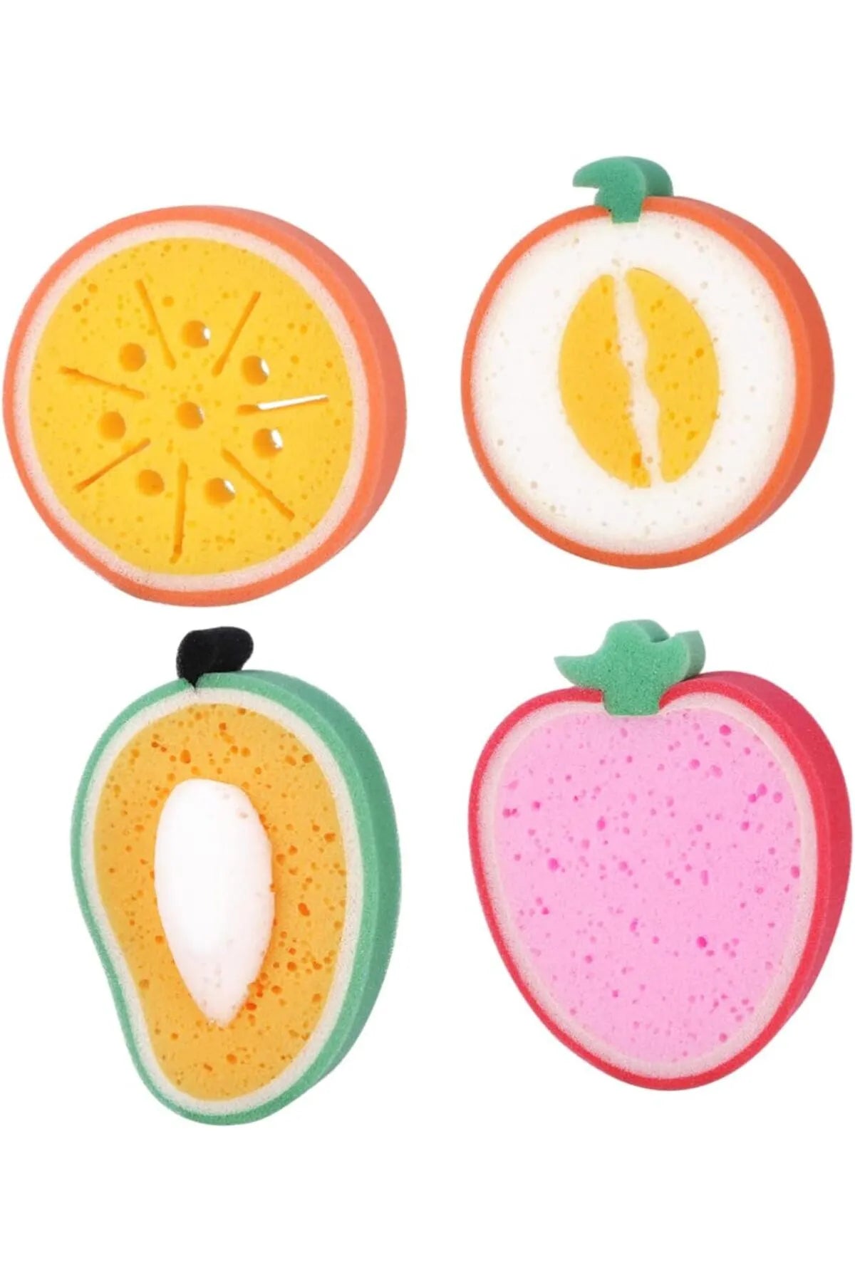 Multipurpose Fruit Shape Soft and Gentle Cleaning Sponge