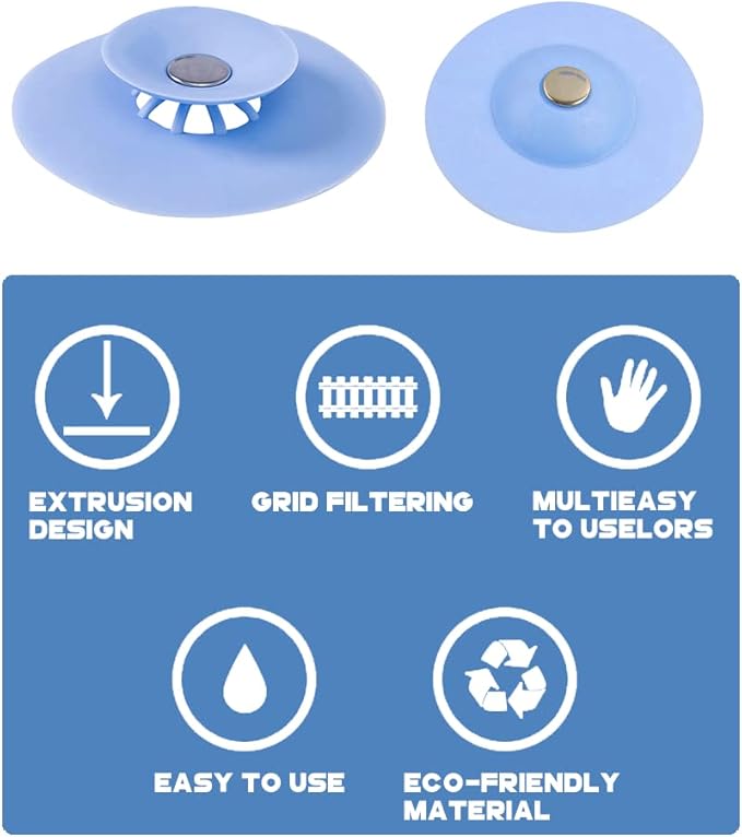 Flexible Silicone Drain Stopper