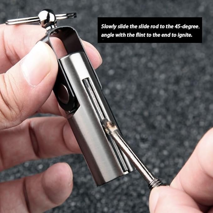 Reusable Mini Carrying Keychain Lighter