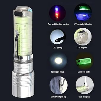 Multifunctional Mini Portable Powerful Torch Light