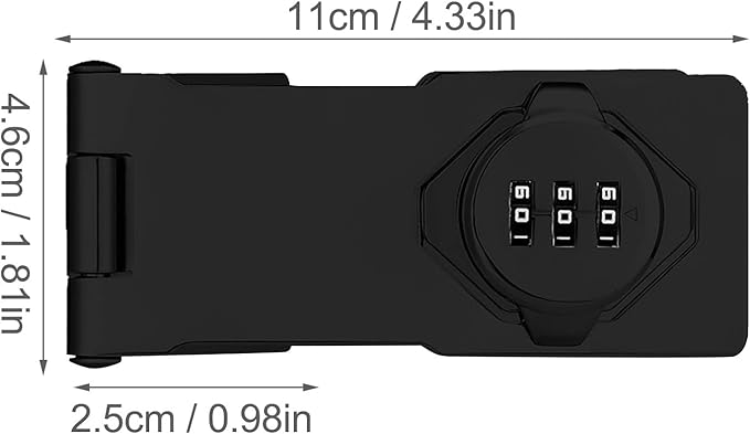 03 Digits Portable Stainless Powefull Lock