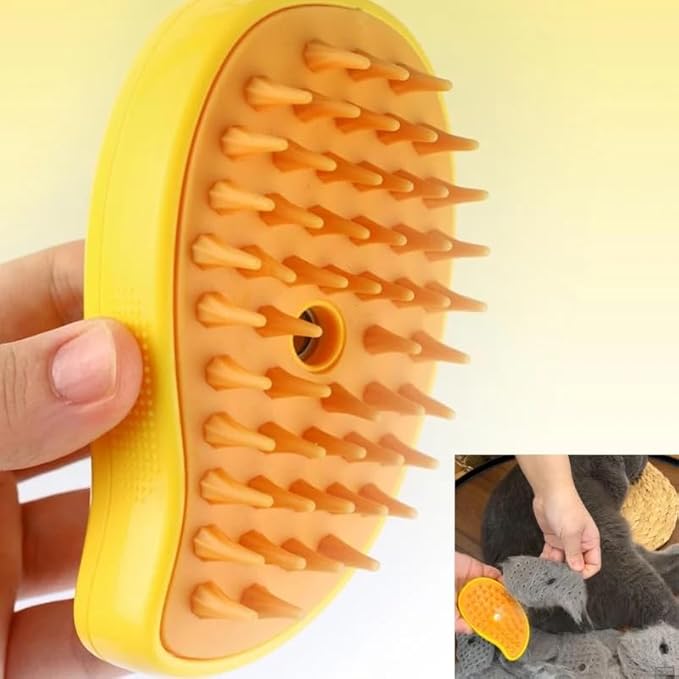 Rechargable Pet Steamer Brush