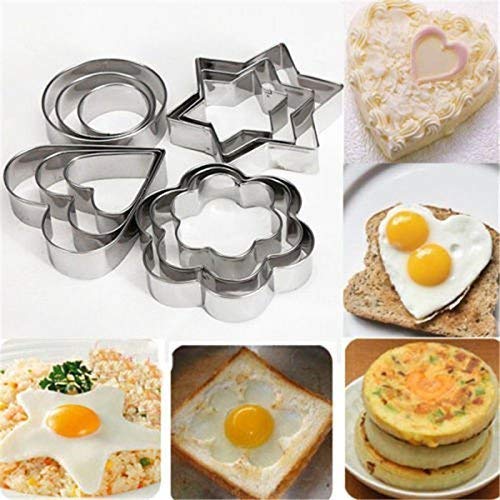 Stainless Steel Egg Frying Moulds