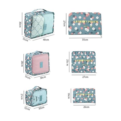 Set Of Travel Storage Bags for Luggage Organizer