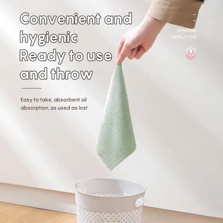 REUSABLE MAGIC MULTI-FUNCTIONAL CLEANING WIPE- 20 PCS