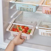 Adjustable Fridge Storage Basket (2 Pack)