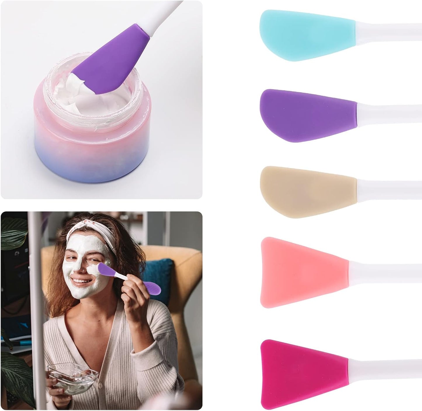 Silicone facial Cleansing Mask Brush