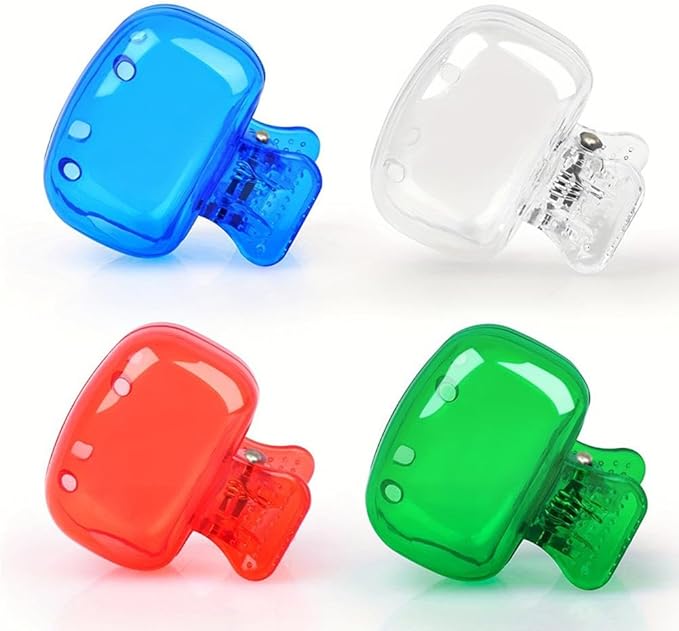 Portable Toothbrush Protector Covering Clips