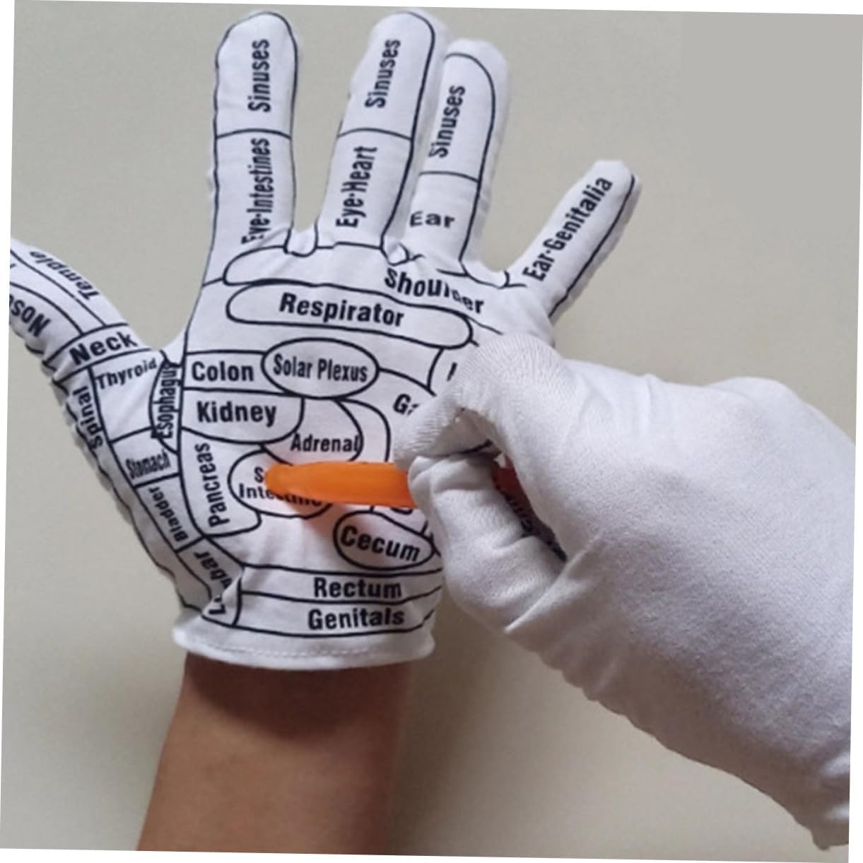 Hand Gloves Reflexology Tool