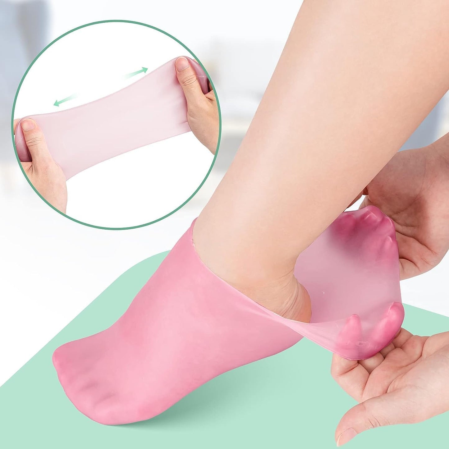 Silicone Moisturizing Soft Gel Socks