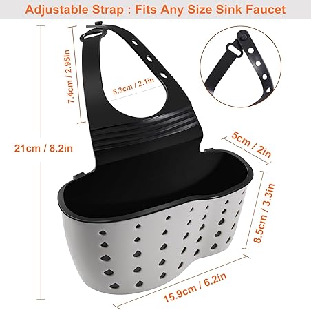 Silicone Kitchen Sink Hanging Basket