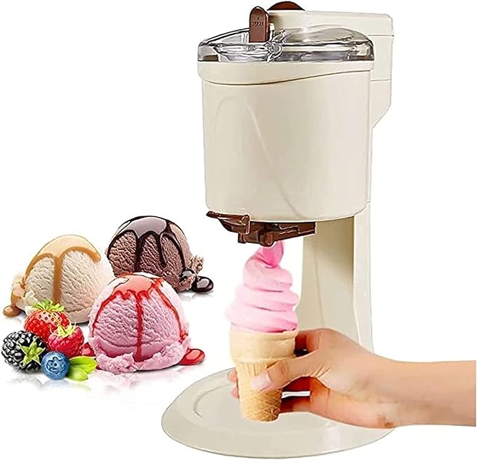 LIOYUHGTFY 916 Ice Cream Maker Built-in Freezer Ice Cream Maker for Kitchen Fruit Ice Cream Roll Frozen Dessert Maker