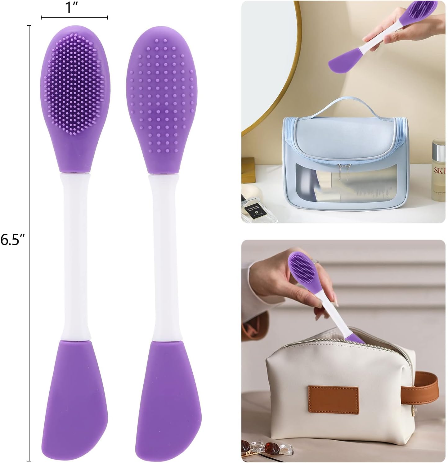 Silicone facial Cleansing Mask Brush