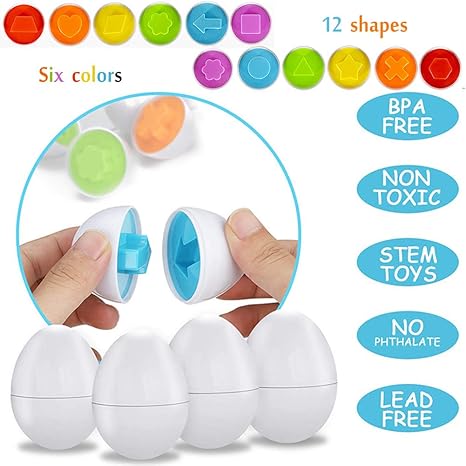 Flex Matching Eggs Shape Sorter