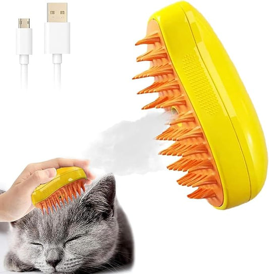 Rechargable Pet Steamer Brush