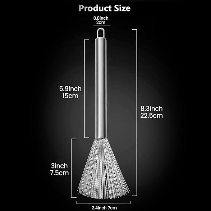 Stainless Steel Cleaning Pan Brush