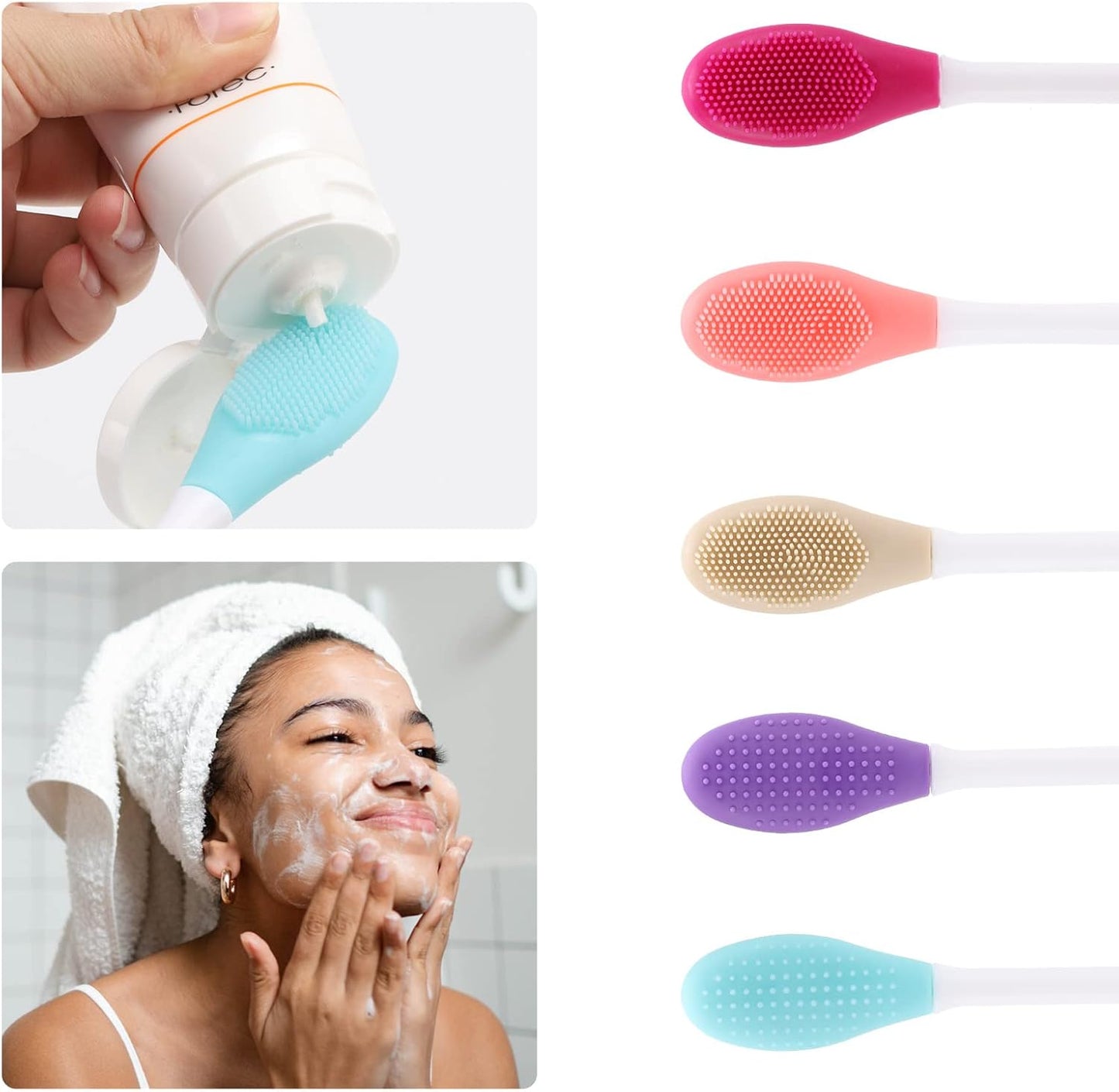 Silicone facial Cleansing Mask Brush