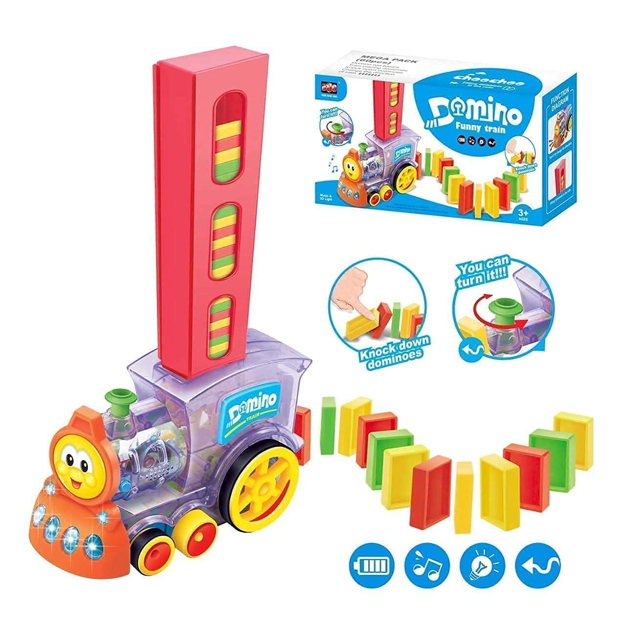 Domino Train With Light And Sound 60 pcs