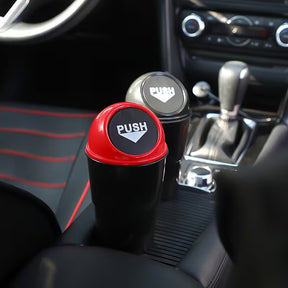 Portable Car Trash Can with Lid