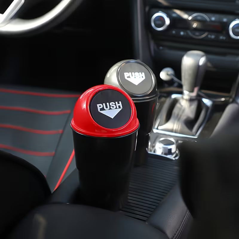 Portable Car Trash Can with Lid