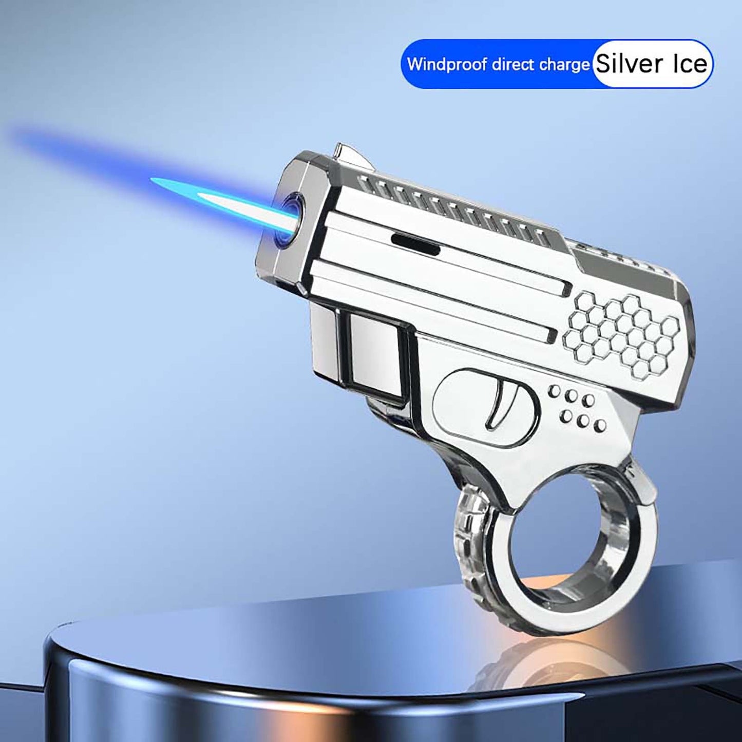 Metal Gun Type Gas Lighter