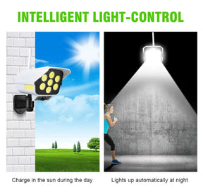 Water Proof Solar Motion Sensor Dummy Security Camera Light