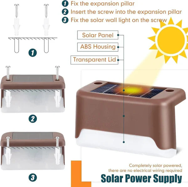 Decorative Solar Step Lights