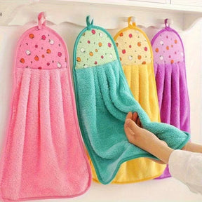 Super Absorbent Microfiber  Hanging Towel for Kitchen (2PCS)