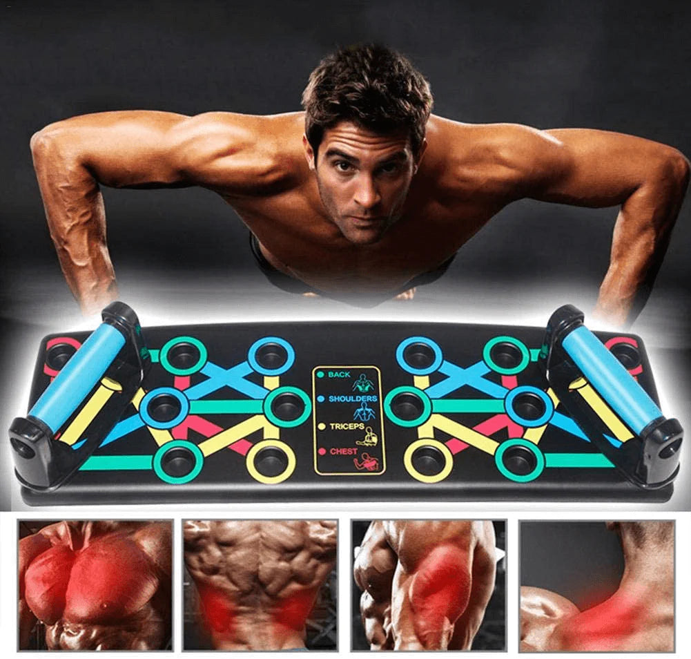 9 IN 1 Foldable PUSH UP  BOARD System Machine