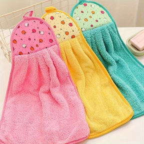 Super Absorbent Microfiber  Hanging Towel for Kitchen (2PCS)