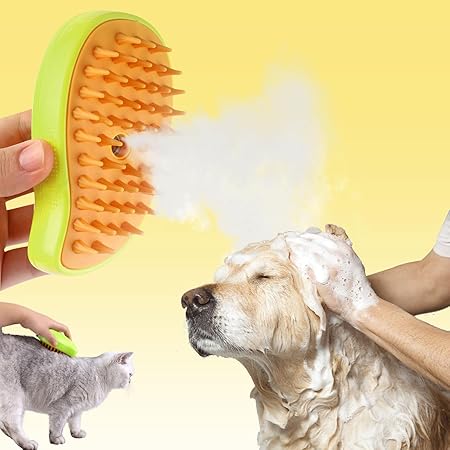 Rechargable Pet Steamer Brush