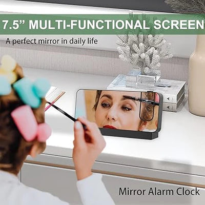 COLOR LED RECHARGEABLE PROJECTION ALARM CLOCK WITH PROJECTION ON CEILING