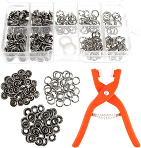 Snap Button Plier With Tool Kit With 100 Buttons