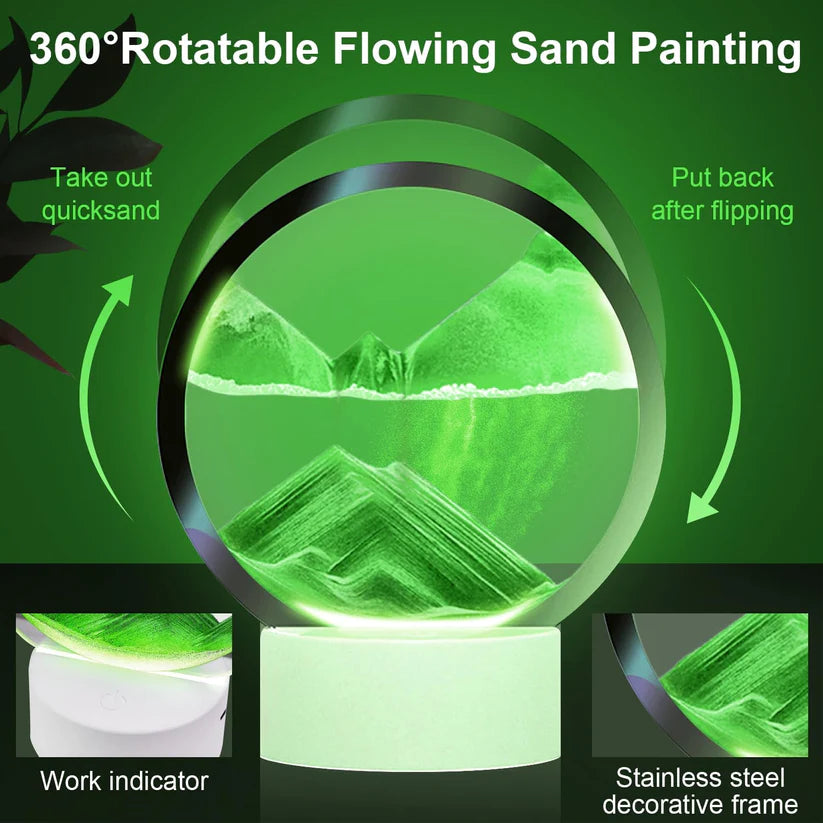 Moving Sand Art Picture, 3D