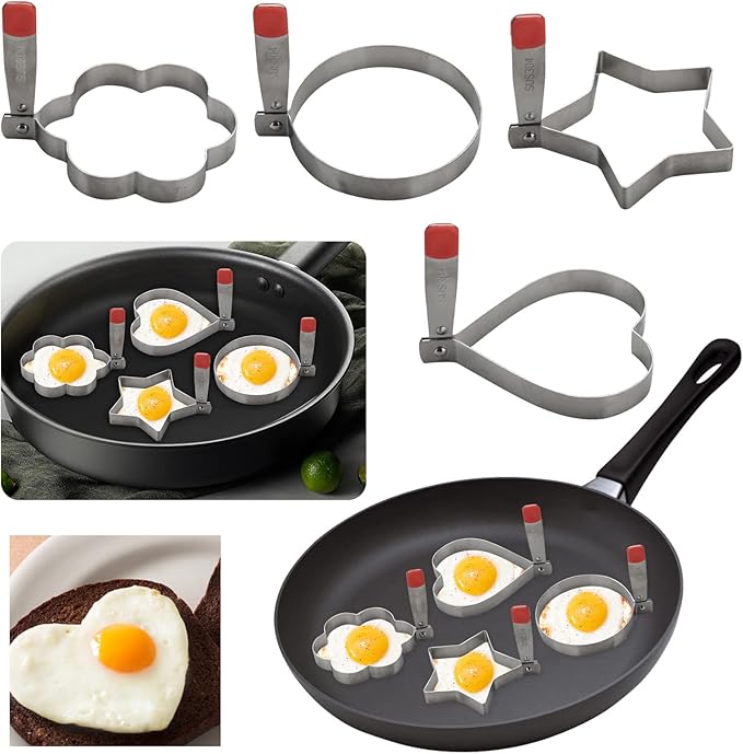 Stainless Steel Egg Frying Moulds