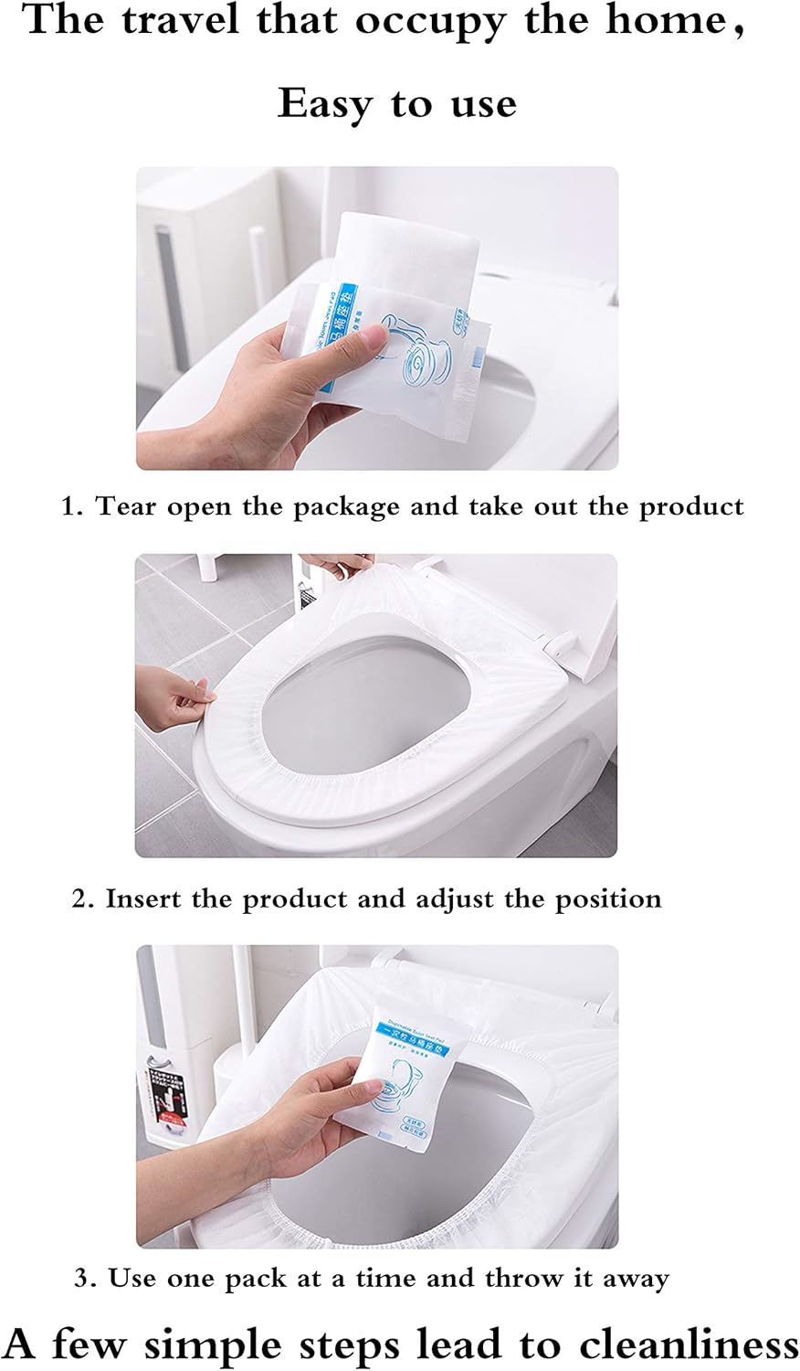 Disposable Toilet Seat Covers 5pcs set