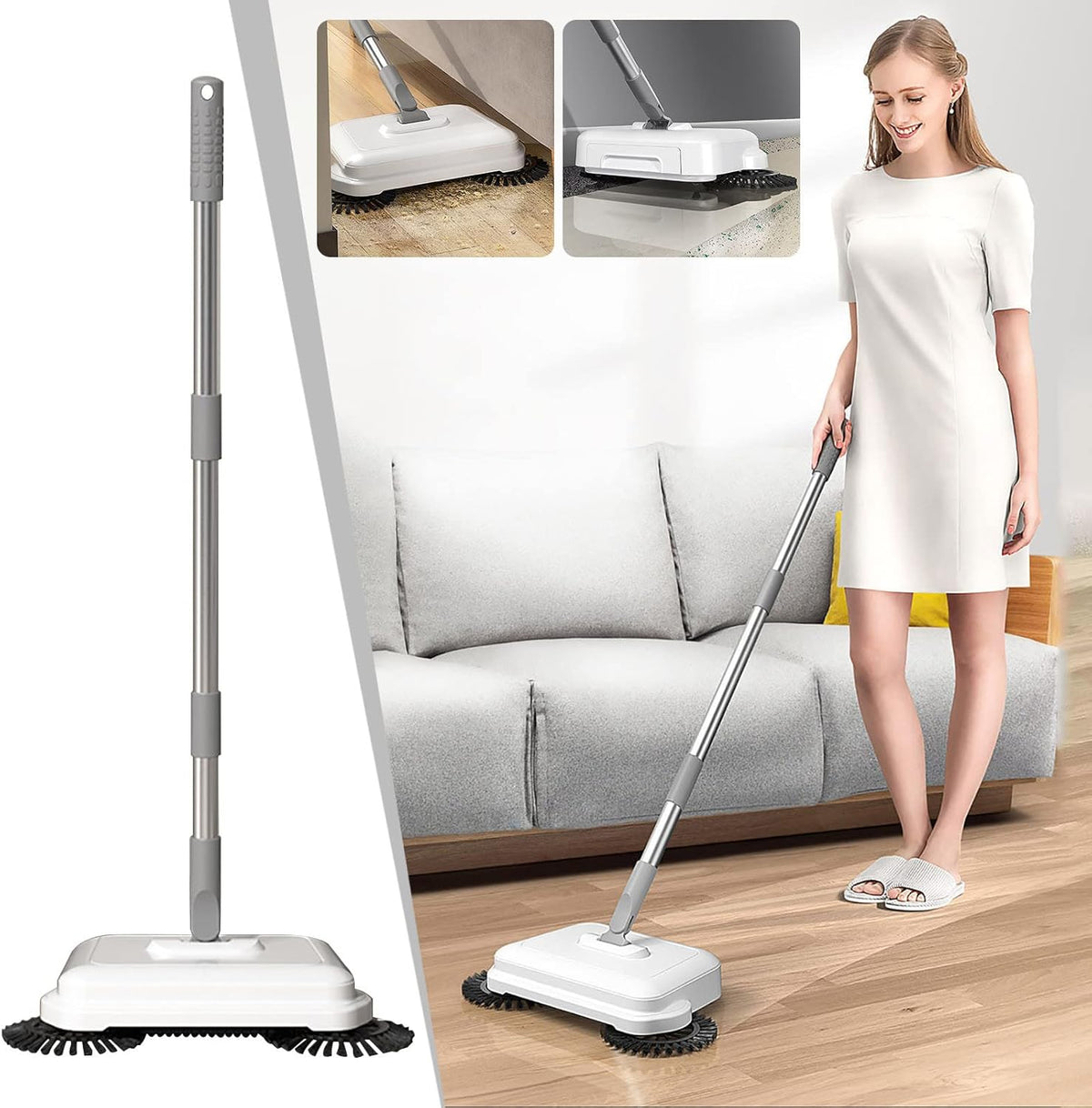 Multifunction Hand Push Sweeper Mop for Home Cleaning