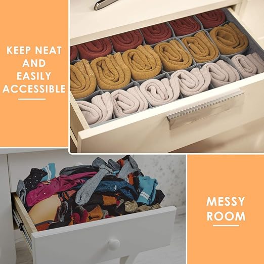 Premium Portable and Washable Socks Organizer