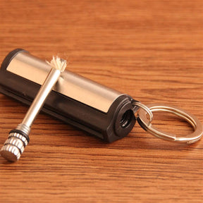 Waterproof Flint Fire Keychain Lighter