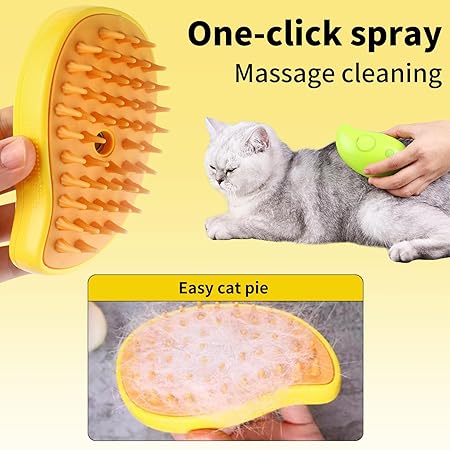 Rechargable Pet Steamer Brush