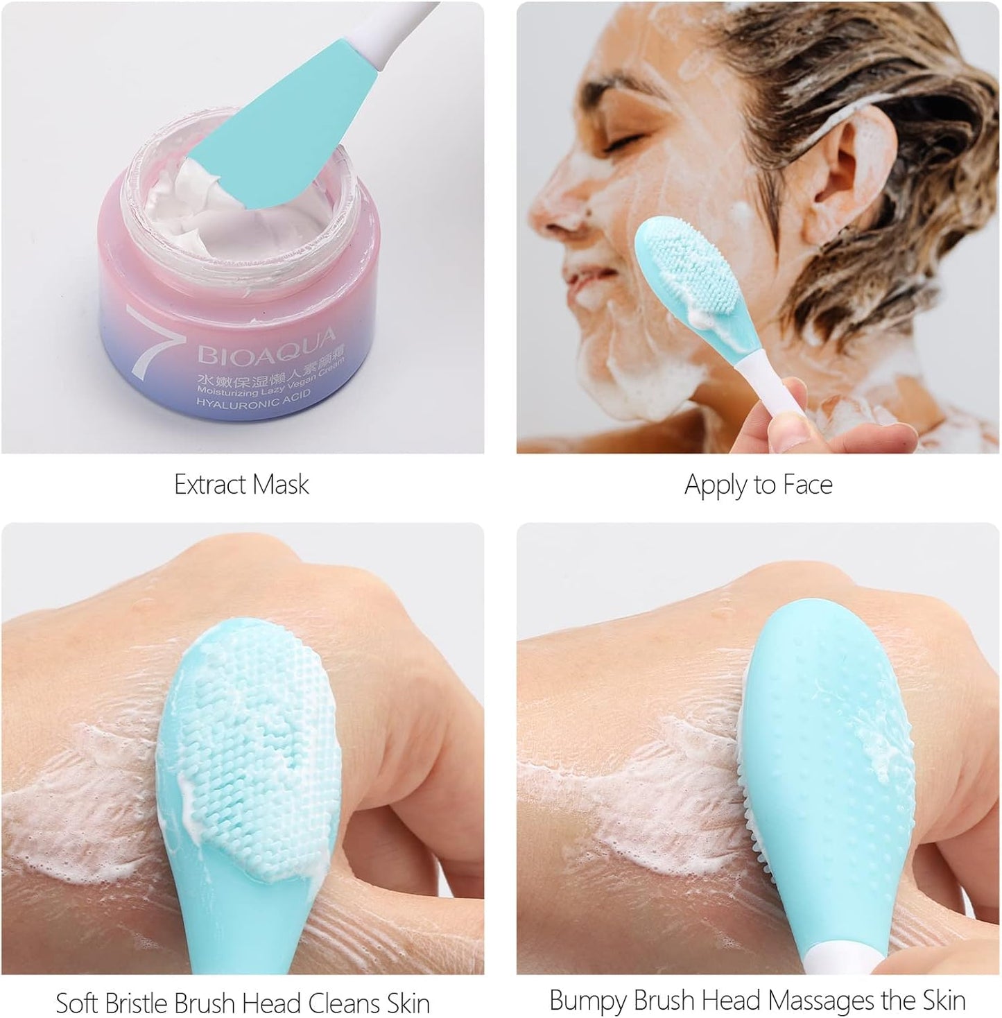 Silicone facial Cleansing Mask Brush