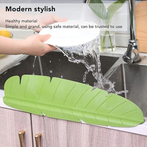 Silicone Sink Leaf Shape Water Splash Guard