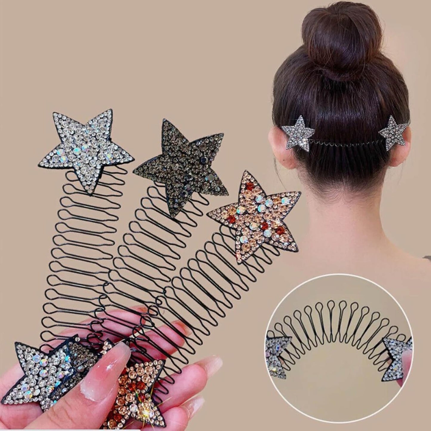 Invisible Star Hair Clip