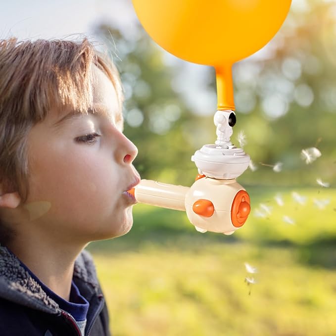 Floating Pipe For Blowing Balloons and Balls