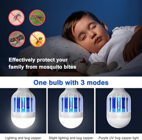 2-in-1 LED Mosquito Killer Bulb