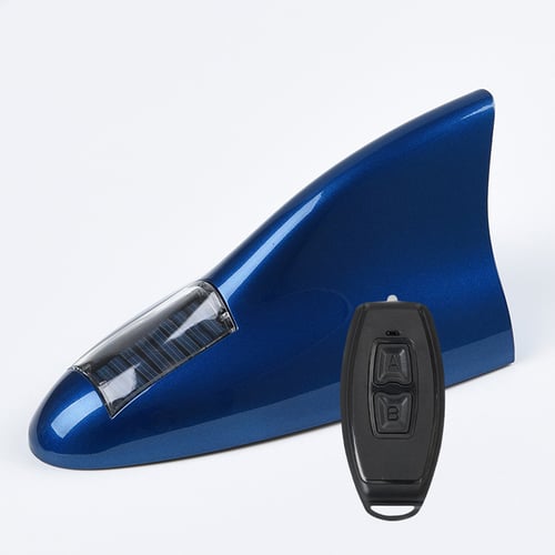 Car Solar Shark Fin Warning Light Antenna