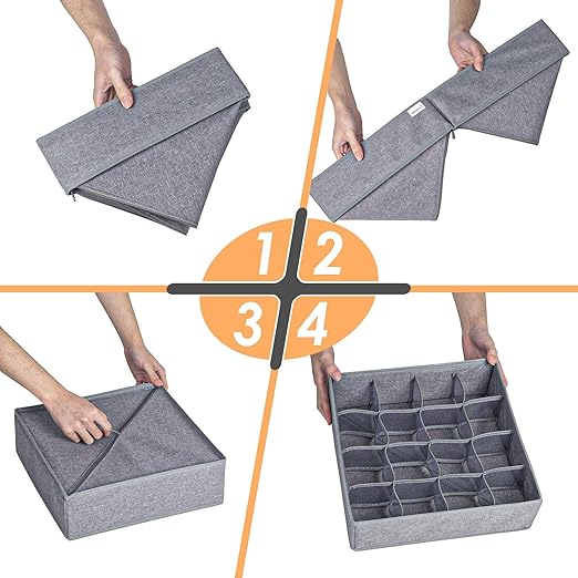 Premium Portable and Washable Socks Organizer